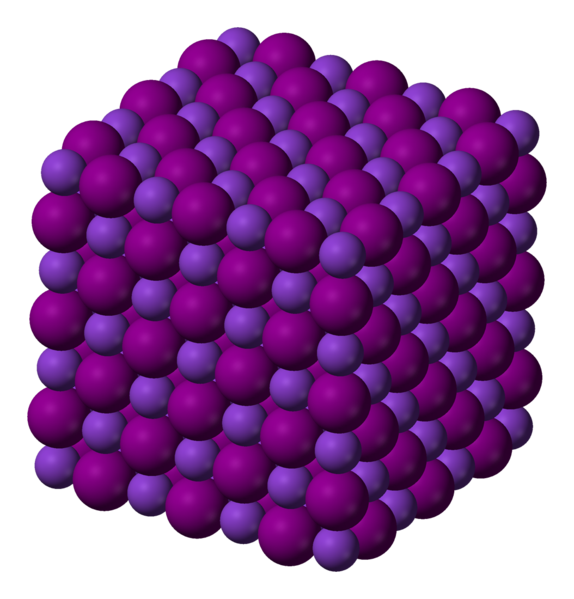 Potassium iodide struktuer